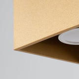 Deckenleuchte Quad 1 Golden Stylische 1-Flammige Spotleuchte Mit Gold-Finish-Leuchtezauber