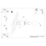 Wandleuchte Boomo Schwenkbare Schwarze Wandleuchte – Funktional & Stylish-Leuchtezauber