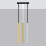 Pendelleuchte PASTELO 3-flammig Gold – Modernes Design-Leuchtezauber