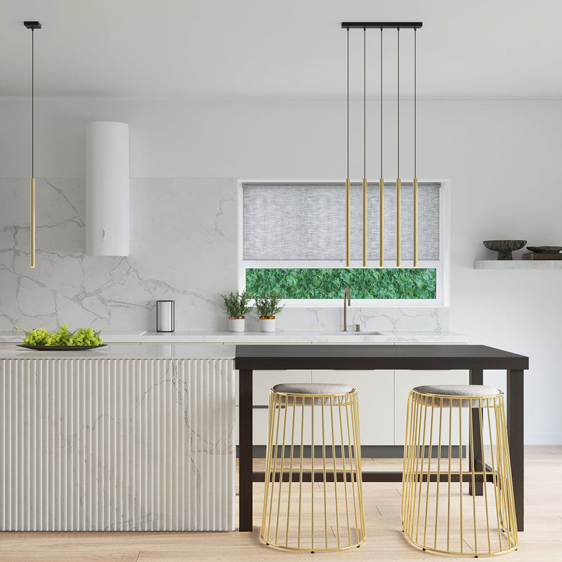 Pendelleuchte PASTELO 5-flammig Gold – Modernes Design-Leuchtezauber