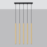 Pendelleuchte PASTELO 5-flammig Gold – Modernes Design-Leuchtezauber