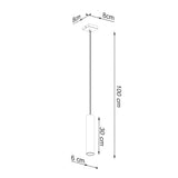 Pendelleuchte LAGOS 1-flammig Glanzgold – Modernes Design-Leuchtezauber