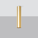 Deckenleuchte Lagos 30 Glanzgold Edle Runde Deckenleuchte In Glänzendem Gold-Leuchtezauber