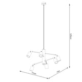 Kronleuchter Lemmi 6-flammig Weiß – Zeitlos & Elegant-Leuchtezauber