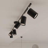 Kronleuchter Lemmi 6-flammig Schwarz – Modern & Industrial-Leuchtezauber