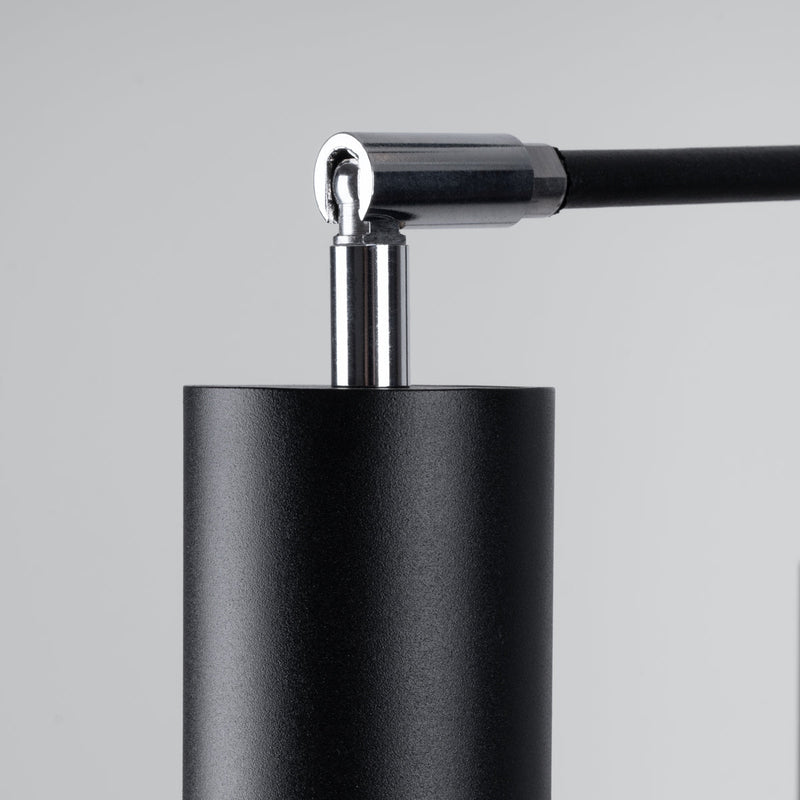 Kronleuchter Lemmi 6-flammig Schwarz – Modern & Industrial-Leuchtezauber