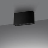 Deckenleuchte Sole Schwarz Led Minimalistische Schwarze Led-Lampe Für Wohnräume-Leuchtezauber