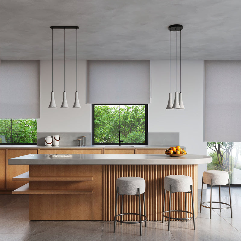 Pendelleuchte Rea 1-flammig Beton – Urbaner Look in Beton-Leuchtezauber