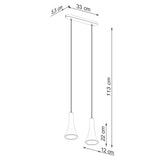 Pendelleuchte Rea 2-flammig Beton – Modern & Roh zugleich-Leuchtezauber
