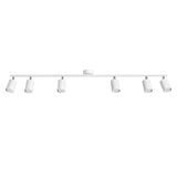 Deckenleuchte Lemmi 6L Weiß Moderne 6-Flammige Lampe Mit Weißen Schirmen-Leuchtezauber