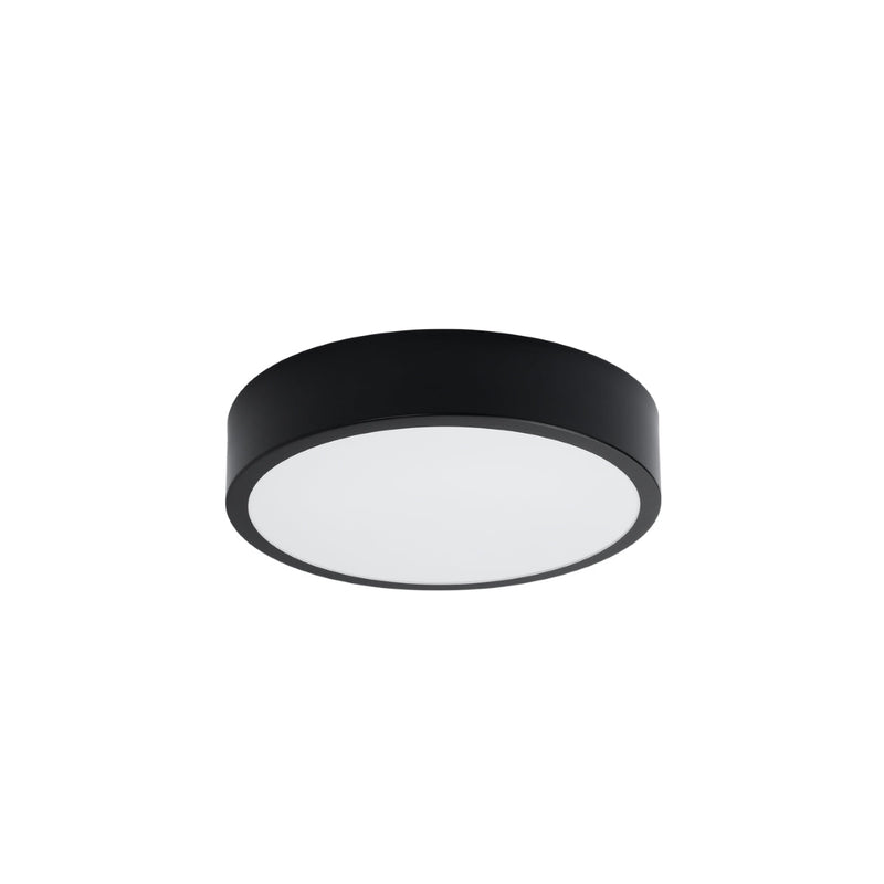 Plafond Onyx 30 Schwarz Led Minimalistische 30 Cm Led-Lampe In Schwarz-Leuchtezauber