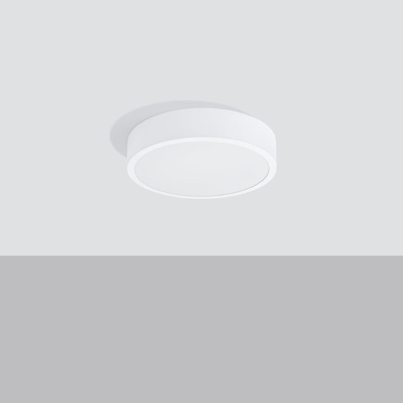 Plafond Onyx 30 Weiß Led Kompakte Weiße Led-Leuchte Für Kleine Räume-Leuchtezauber