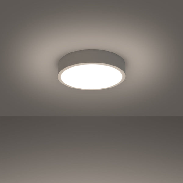 Plafond Onyx 30 Weiß Led Kompakte Weiße Led-Leuchte Für Kleine Räume-Leuchtezauber