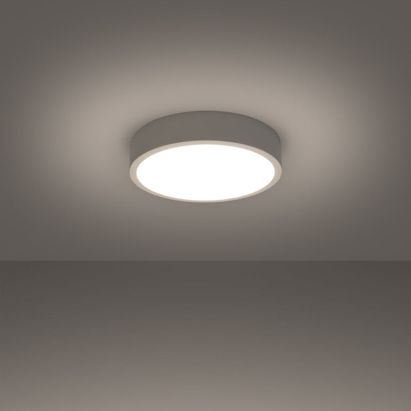 Plafond Onyx 30 Weiß Led Kompakte Weiße Led-Leuchte Für Kleine Räume-Leuchtezauber