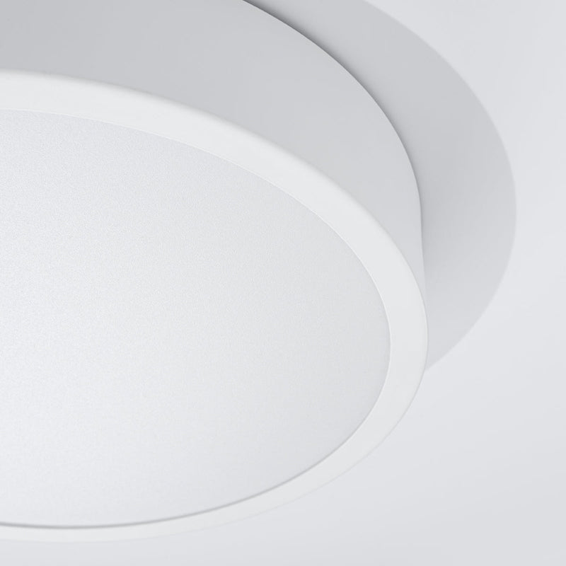 Plafond Onyx 30 Weiß Led Kompakte Weiße Led-Leuchte Für Kleine Räume-Leuchtezauber