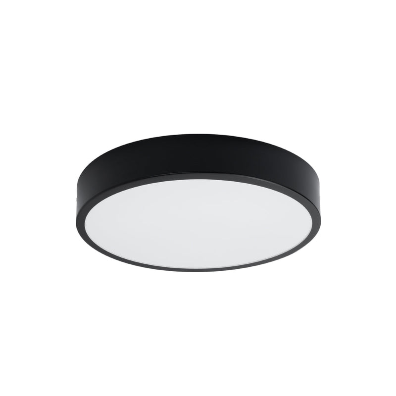 Plafond Onyx 40 Schwarz Led Stilvolle Schwarze Deckenlampe Mit 3000K Licht-Leuchtezauber