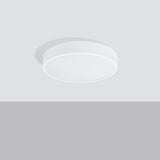 Plafond Onyx 40 Weiß Led Moderne 40 Cm Led-Leuchte In Dezentem Weiß-Leuchtezauber