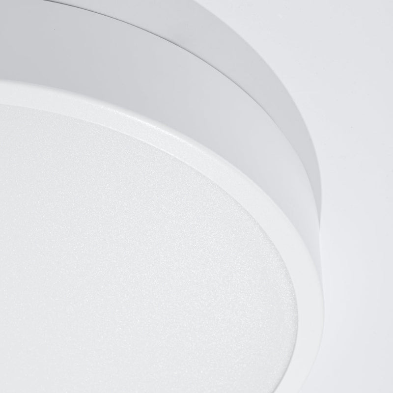 Plafond Onyx 40 Weiß Led Moderne 40 Cm Led-Leuchte In Dezentem Weiß-Leuchtezauber