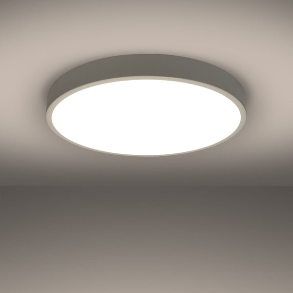Plafond Onyx 60 Weiß Led Moderne 60 Cm Deckenleuchte Mit Warmweißem Licht-Leuchtezauber