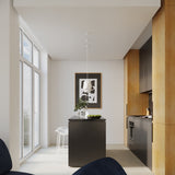 Pendelleuchte MINT Keramik Weiß – Kubistisches Design-Leuchtezauber