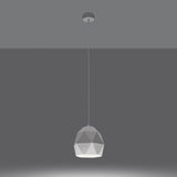 Pendelleuchte MINT Keramik Weiß – Kubistisches Design-Leuchtezauber