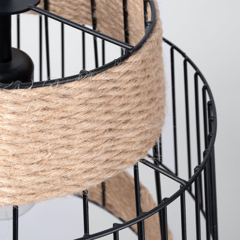 Pendelleuchte BRILO Schwarz – Industrielles Design-Leuchtezauber