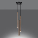 Pendelleuchte Pastelo 3-flammig P Holz – Skandinavischer Stil-Leuchtezauber