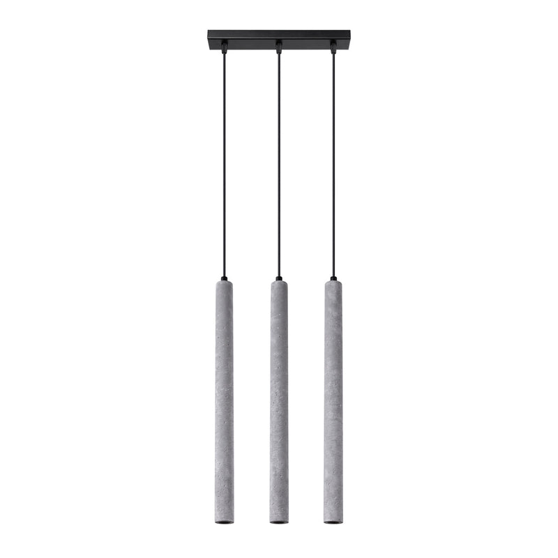Pendelleuchte Pastelo 3-flammig L Beton – Modern mit Charakter-Leuchtezauber
