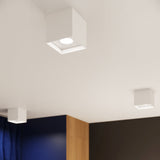 Deckenleuchte Hati Weiß Zeitlose Lampe Mit Weißem Stoffschirm Und Metallakzenten-Leuchtezauber