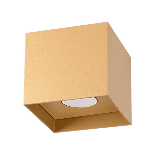 Deckenleuchte Hati Golden Elegante Deckenlampe Mit Goldenem Schirm-Leuchtezauber