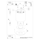 Deckenleuchte Mika Schwarz Industrielle Schwarze Deckenlampe Mit Retro-Charme-Leuchtezauber