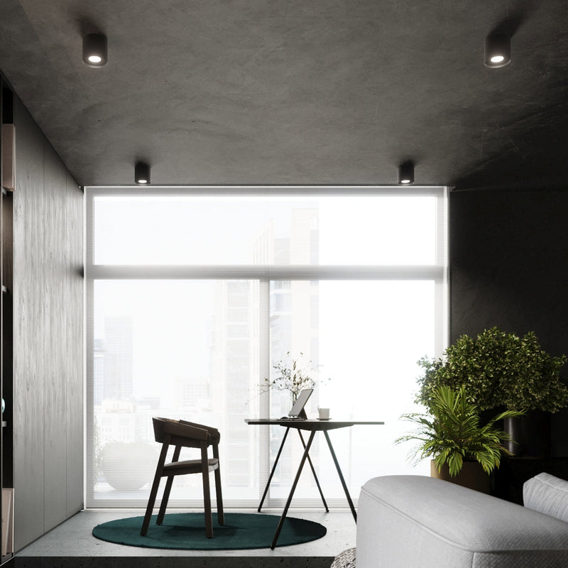 Deckenleuchte Mika Schwarz Industrielle Schwarze Deckenlampe Mit Retro-Charme-Leuchtezauber