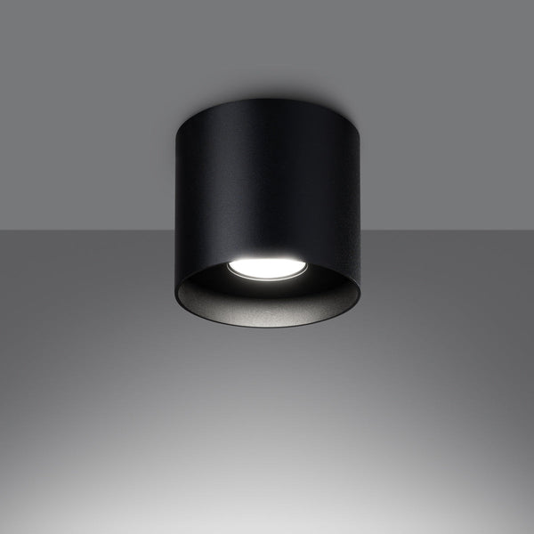 Deckenleuchte Mika Schwarz Industrielle Schwarze Deckenlampe Mit Retro-Charme-Leuchtezauber