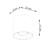 Deckenleuchte Mika Grau Stilvolle Graue Deckenleuchte Mit Industrial-Charme-Leuchtezauber