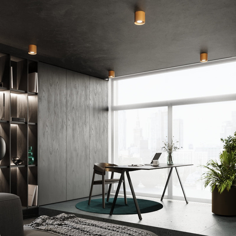 Deckenleuchte Mika Golden Retro-Inspirierte Deckenlampe In Goldoptik-Leuchtezauber