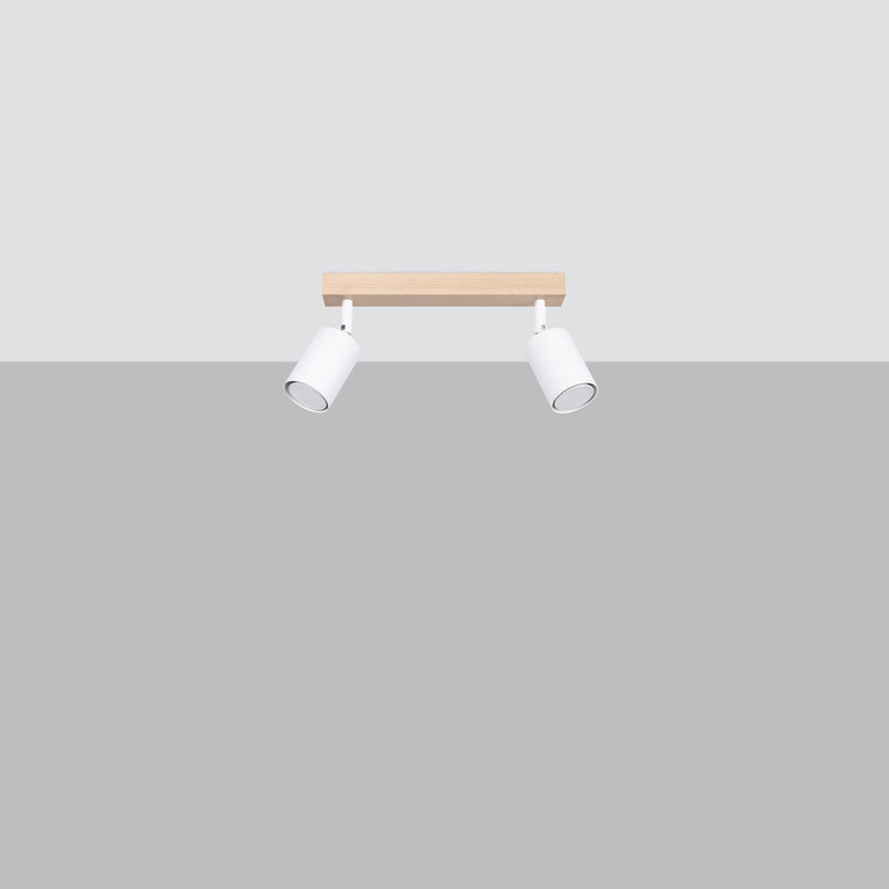 Deckenleuchte Verdo 2 Weiß Kompakte 2-Flammige Deckenlampe In Schlichtem Design-Leuchtezauber