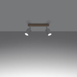 Deckenleuchte Verdo 2 Weiß Kompakte 2-Flammige Deckenlampe In Schlichtem Design-Leuchtezauber