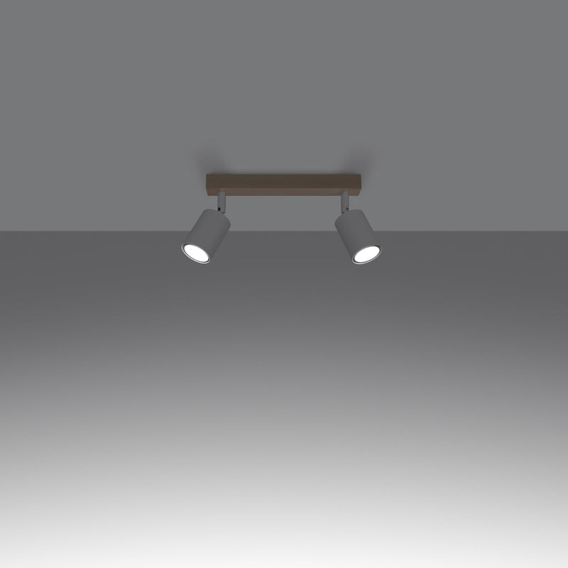 Deckenleuchte Verdo 2 Weiß Kompakte 2-Flammige Deckenlampe In Schlichtem Design-Leuchtezauber