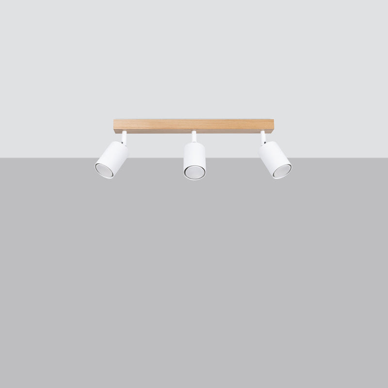 Deckenleuchte Verdo 3L Weiß Stilvolle 3-Flammige Lampe Mit Länglichem Baldachin-Leuchtezauber