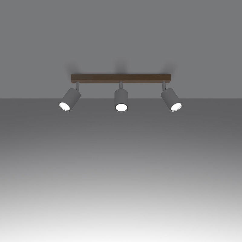 Deckenleuchte Verdo 3L Weiß Stilvolle 3-Flammige Lampe Mit Länglichem Baldachin-Leuchtezauber