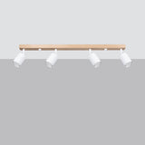 Deckenleuchte Verdo 4 Weiß Moderne 4-Flammige Deckenlampe In Elegantem Weiß-Leuchtezauber