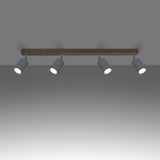 Deckenleuchte Verdo 4 Weiß Moderne 4-Flammige Deckenlampe In Elegantem Weiß-Leuchtezauber