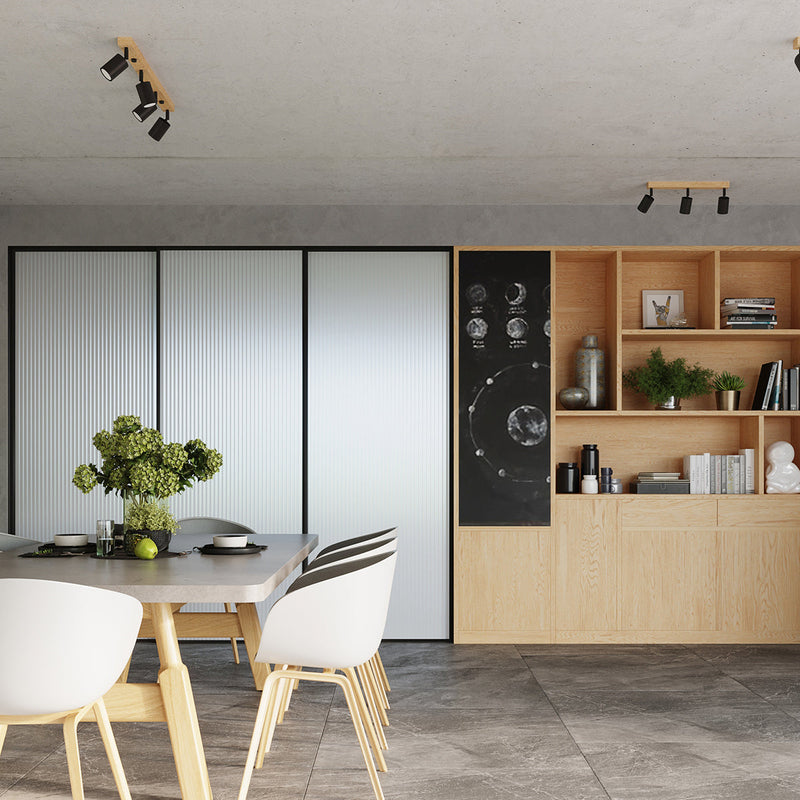 Deckenleuchte Verdo 3P Schwarz Moderne Deckenlampe Mit Schwarzen Schirmen-Leuchtezauber