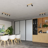 Deckenleuchte Verdo 3P Schwarz Moderne Deckenlampe Mit Schwarzen Schirmen-Leuchtezauber