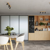 Deckenleuchte Verdo 3L Schwarz Moderne 3-Flammige Lampe Mit Länglichem Baldachin-Leuchtezauber