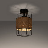 Deckenleuchte Gizur Elegante Deckenlampe Mit Rundem Design Und Gold-Optik-Leuchtezauber
