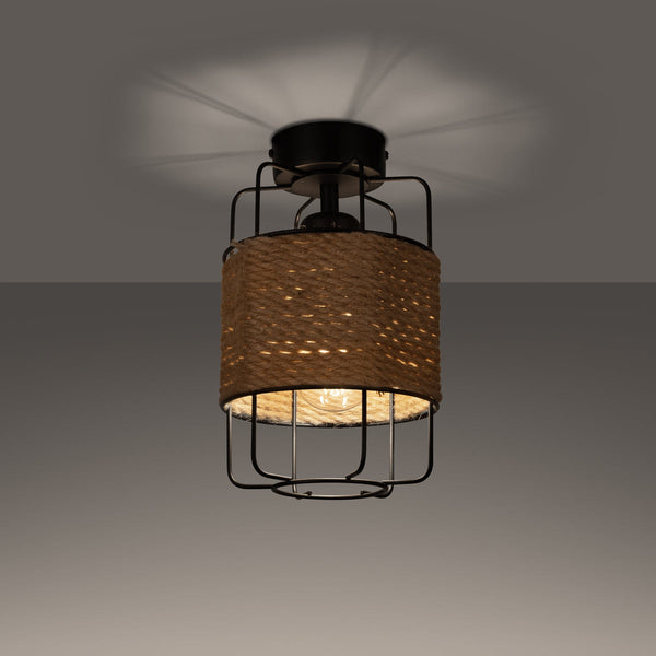 Deckenleuchte Gizur Elegante Deckenlampe Mit Rundem Design Und Gold-Optik-Leuchtezauber