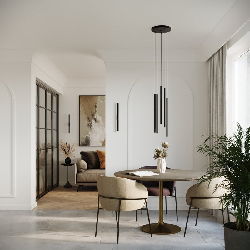 Pendelleuchte PASTELO 2-flammig Schwarz – Modernes Design-Leuchtezauber