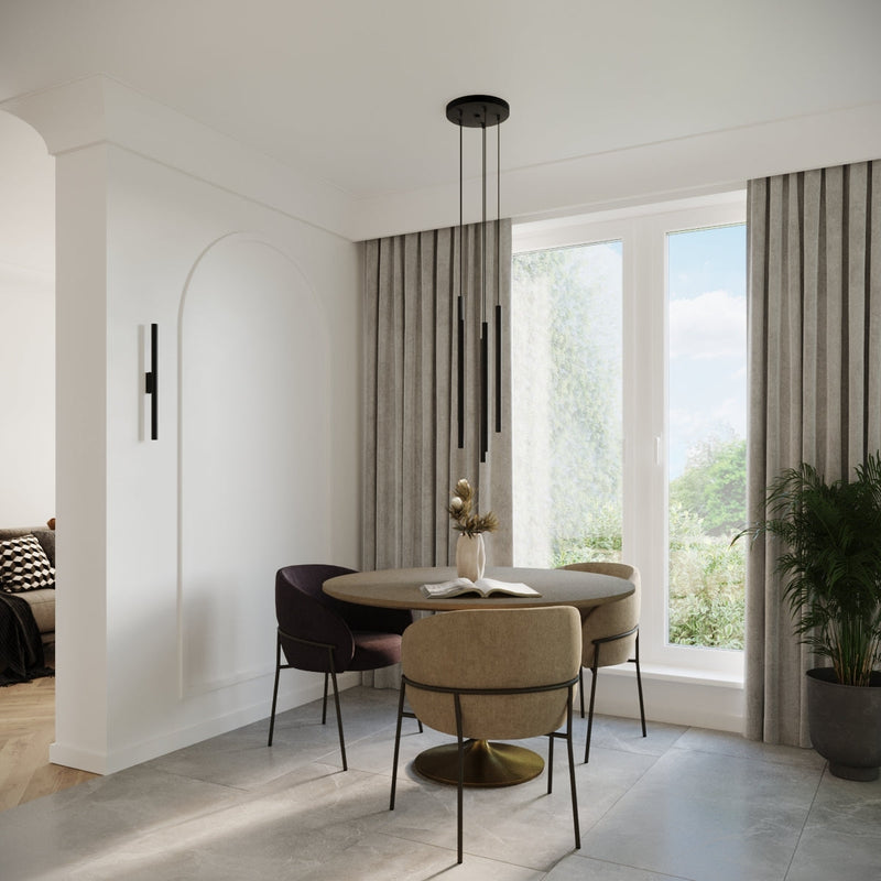 Pendelleuchte PASTELO 2-flammig Schwarz – Modernes Design-Leuchtezauber