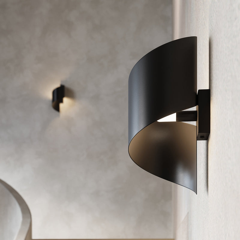 Wandleuchte Talassa Schwarz Moderne Wandleuchte Mit Abgeschrägtem Design – Elegant & Fokussiert-Leuchtezauber